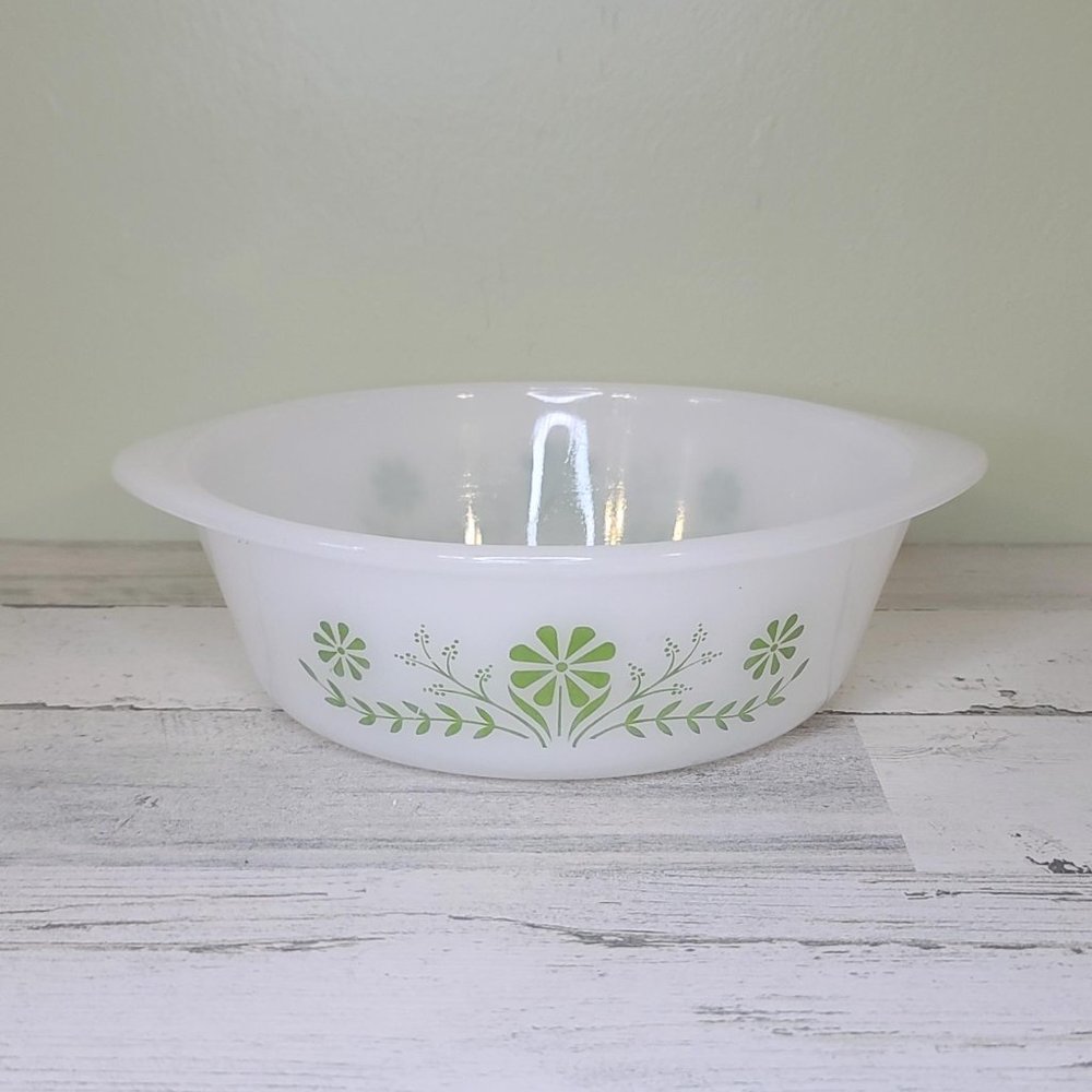 Retro Round Glasbake Dish